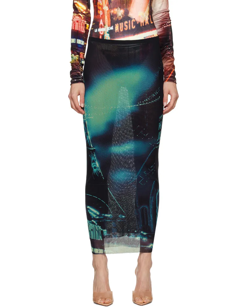 Jean Paul Gaultier Navy 'The Pigalle' Maxi Skirt 59560100-navy
