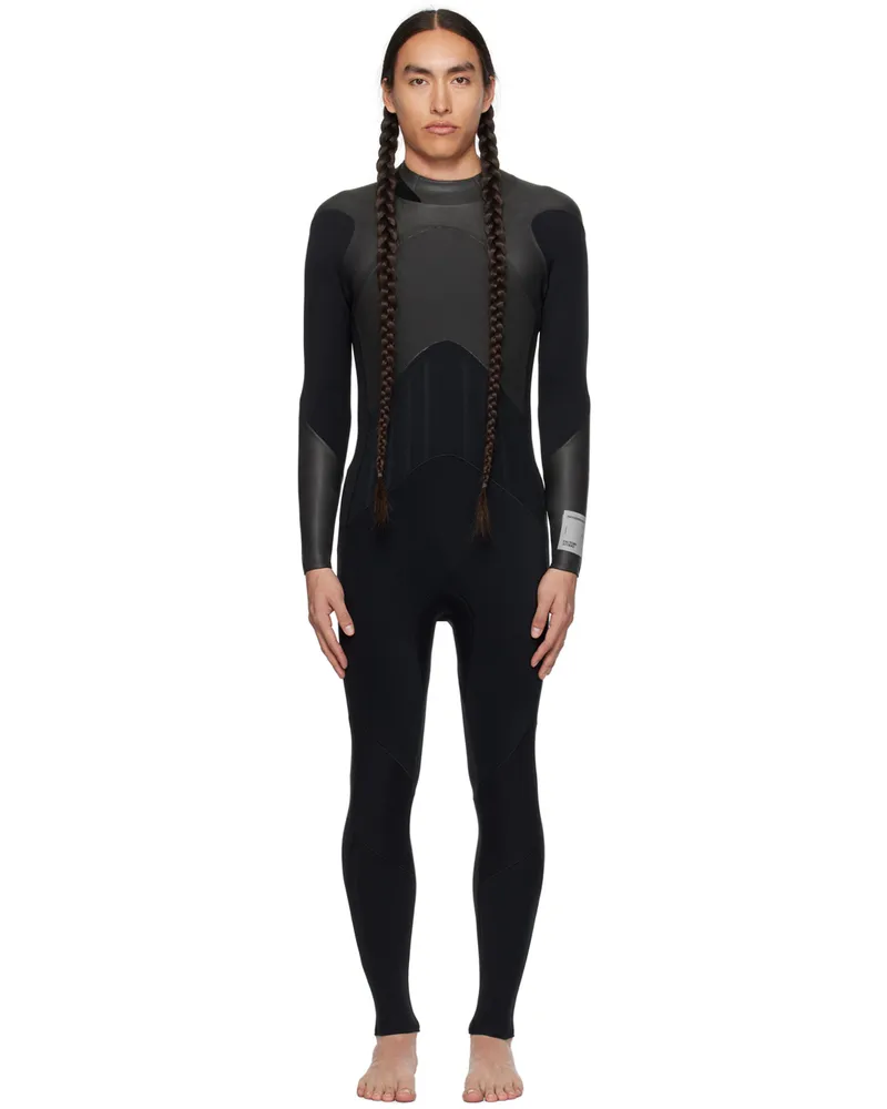 Dion Lee Haydenshapes by Dion Lee SSENSE Exclusive Black & Gray One-Piece Black