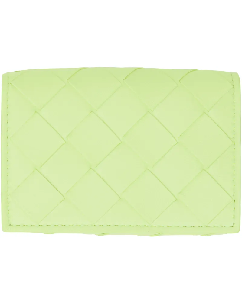 Bottega Veneta Green Intrecciato Wallet 3579