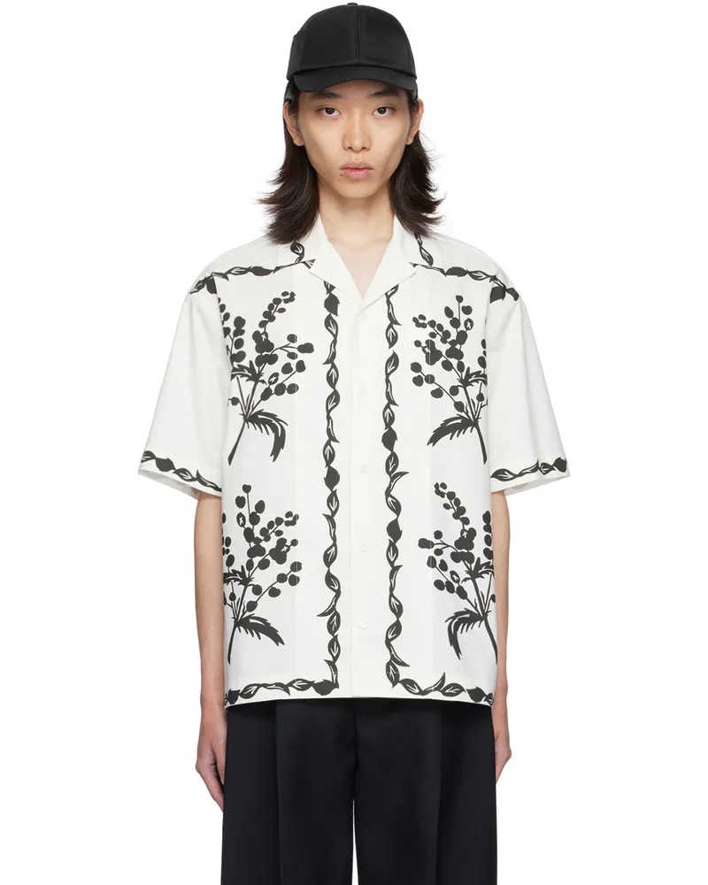 Jacquemus White La Casa 'La chemise Jean' Shirt 9br