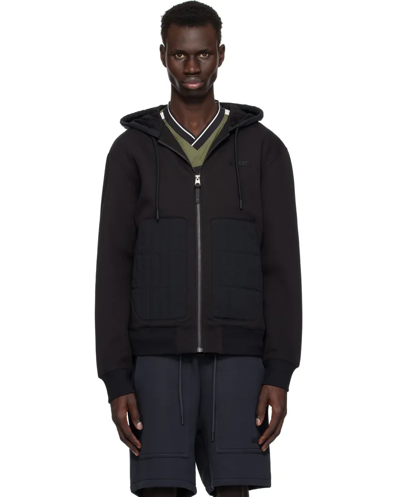 Mackage Black Cruz Down Hoodie Black
