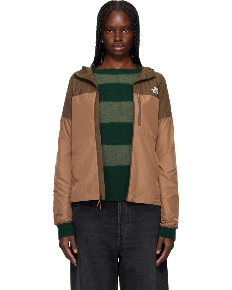 The North Face Brown Higher Run Wind Jacket 5k2