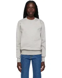 Totême Gray Crewneck Sweatshirt Grey