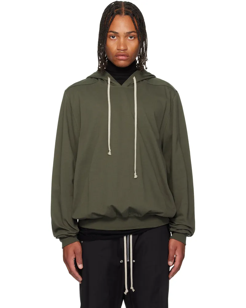 Rick Owens Khaki Concordians Heavy Jersey Hoodie 25