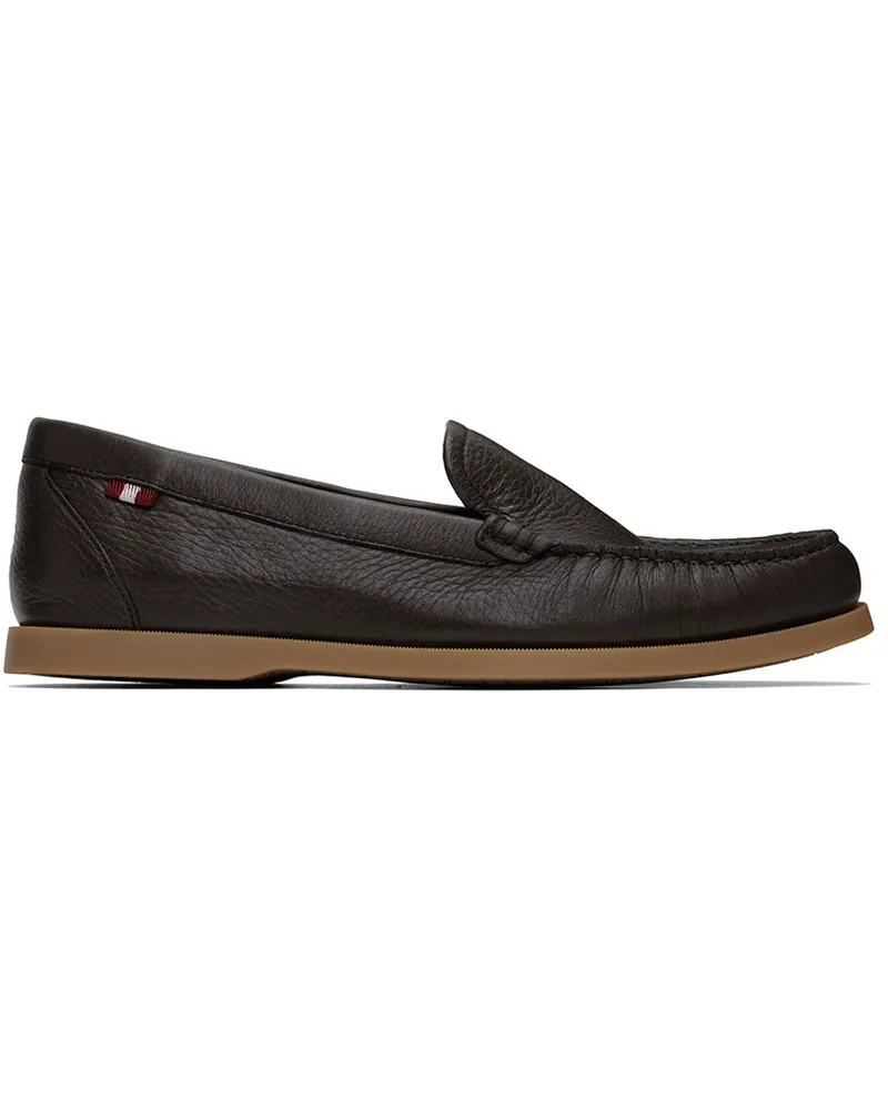 Bally Brown Nadim Loafers Ebano