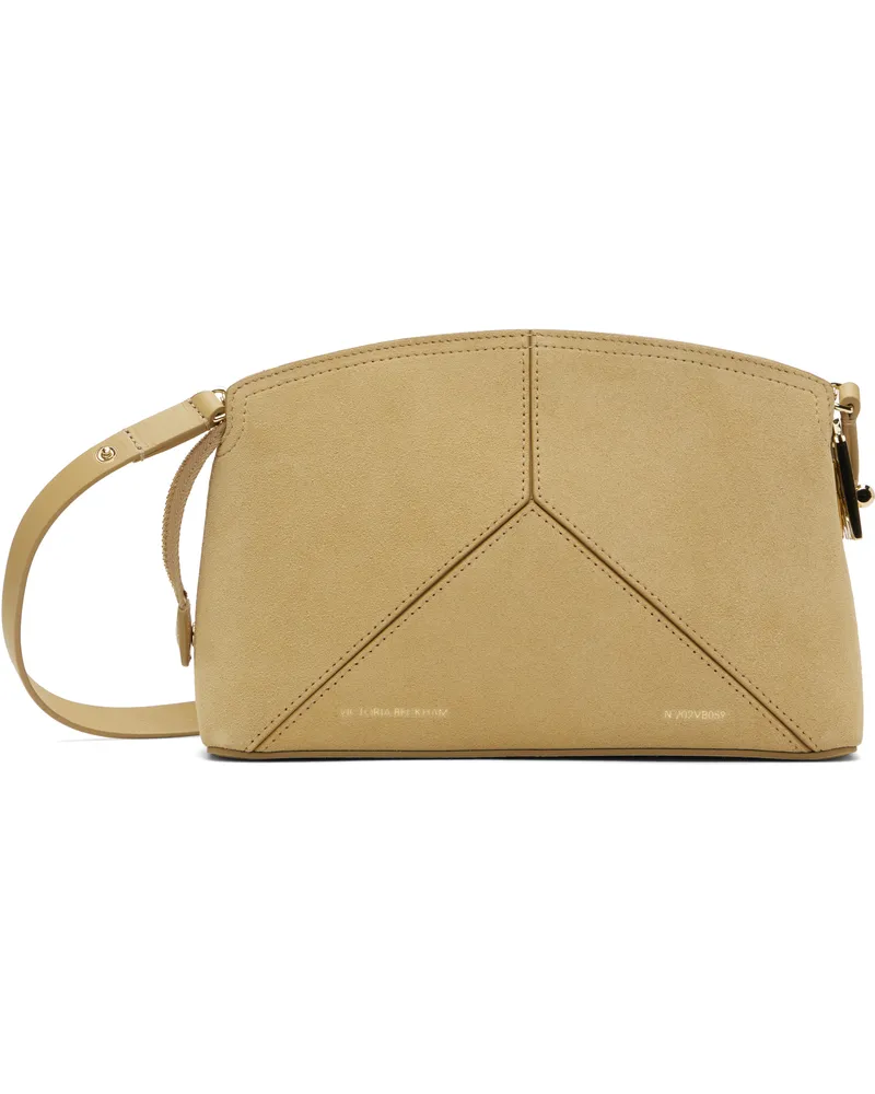 Victoria Beckham Beige 'Victoria' Crossbody Bag Sand