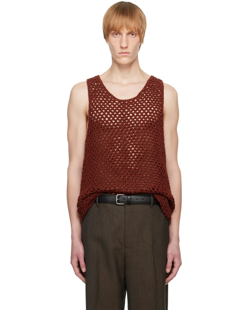 The Row Brown Albertas Tank Top Brown
