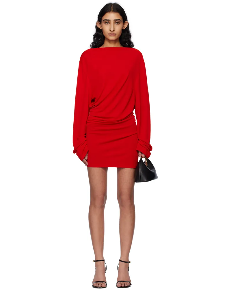 Jacquemus Red La Croisière 'The Croisière' Minidress 471