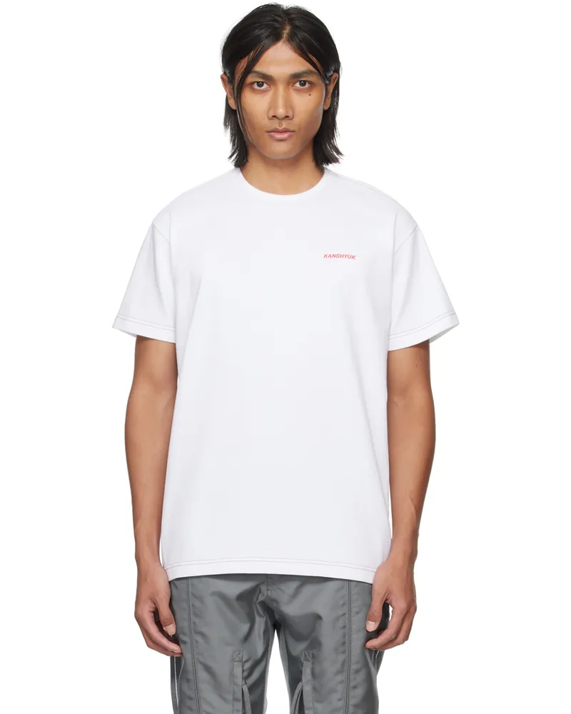 Kanghyuk White Printed T-Shirt White