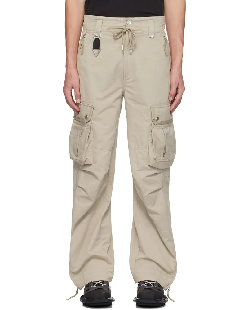 C2H4 Beige Volcano Cargo Pants Volcano
