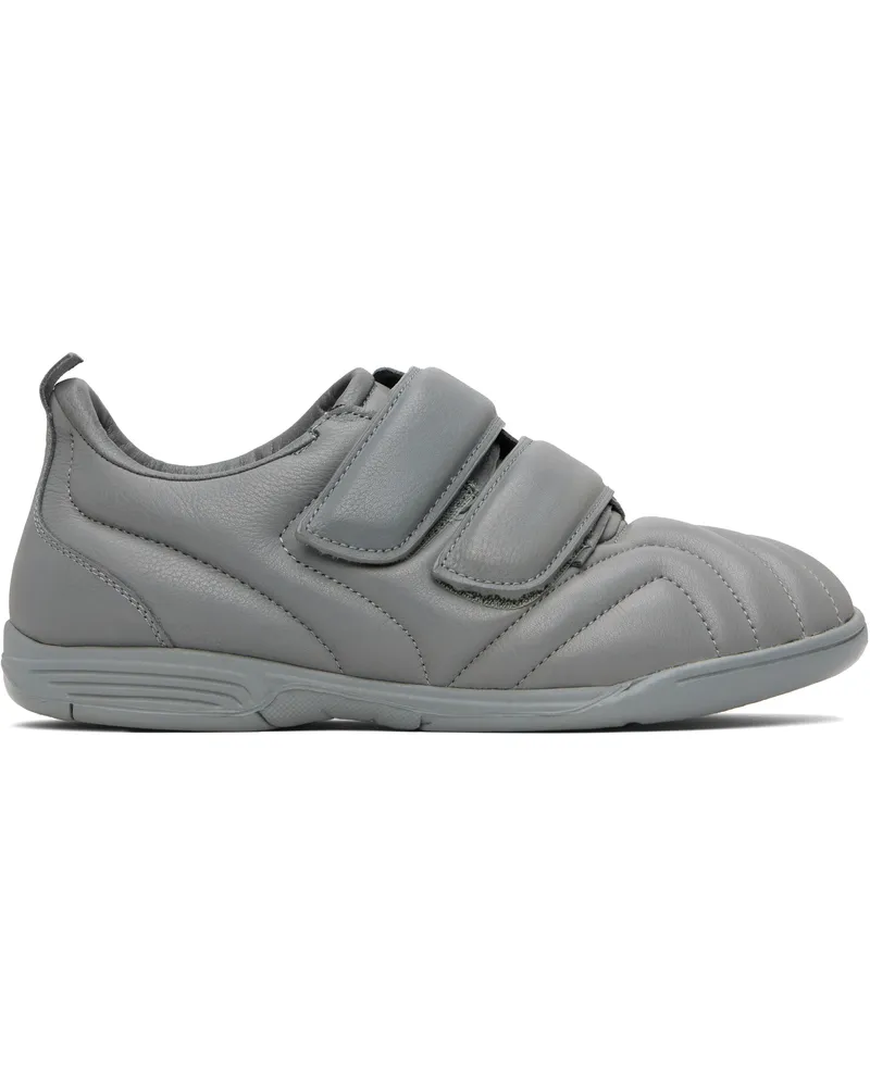 YUME YUME Gray Football Sneakers Silver