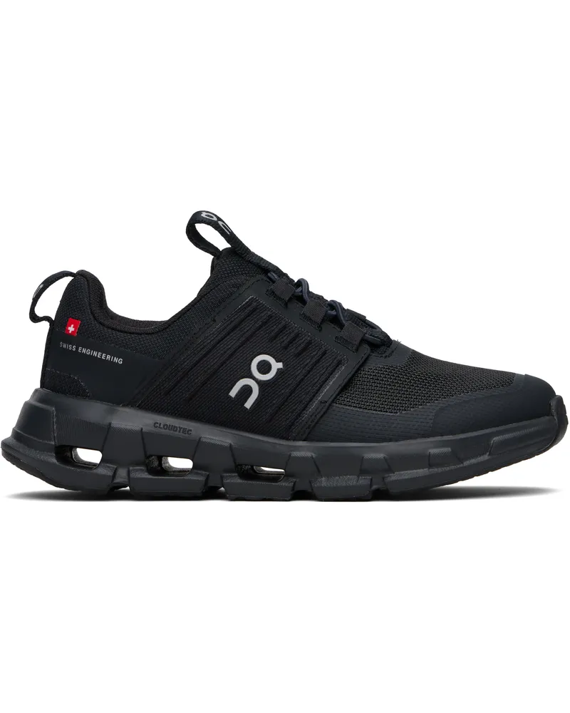 ON Little Kids Black Cloudswift Sneakers All