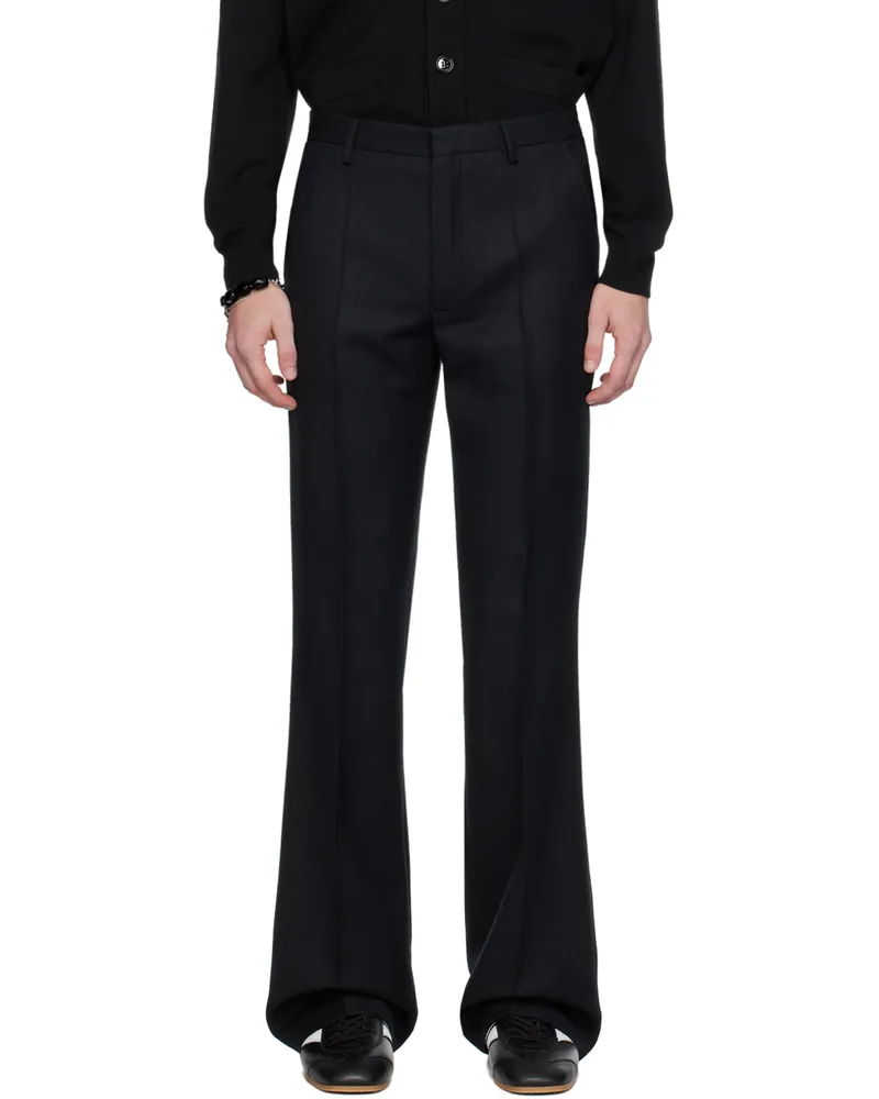 Dries van Noten Black Wool Trousers 900