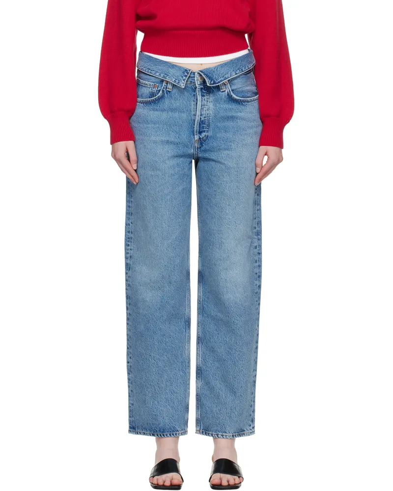 AGOLDE Blue Echo Taper Jeans Shrine