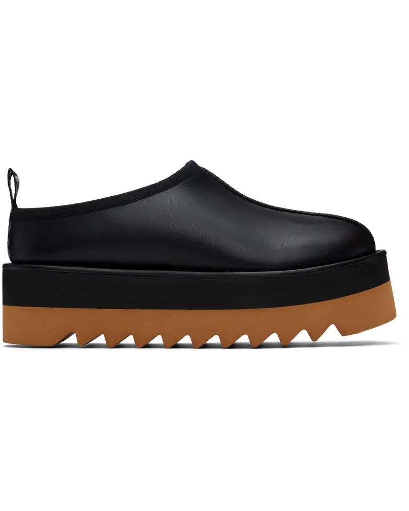 Stella McCartney Black Sneak-Elyse Platform Slippers 1000