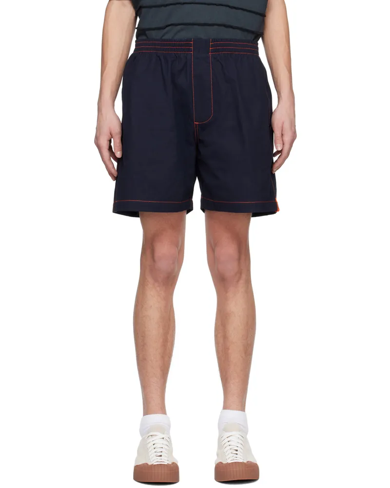 SUNNEI Navy Elastic Shorts 7758
