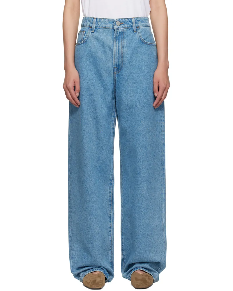 Róhe Blue Signature Baggy Fit Jeans 462_313