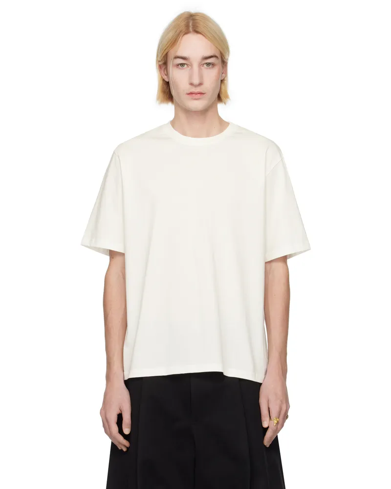 Studio Nicholson Off-White Bric T-shirt Off