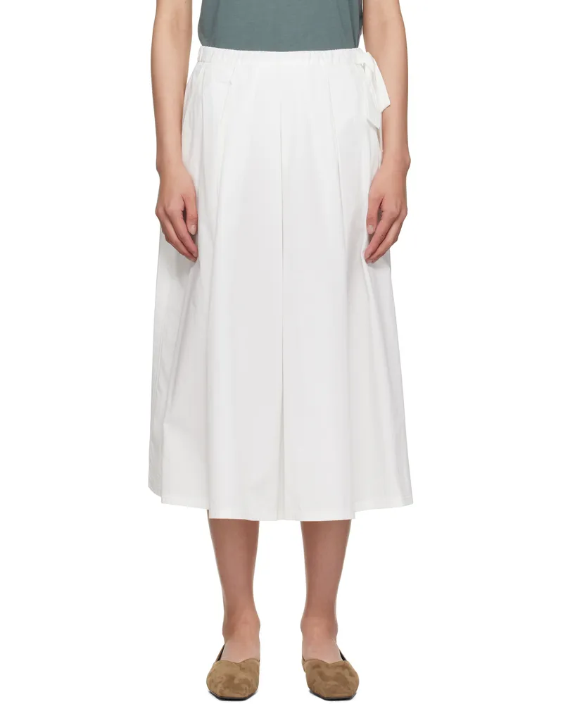 Max Mara White Folk Midi Skirt 004