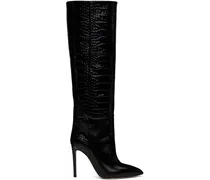 Black Stiletto Tall Boots