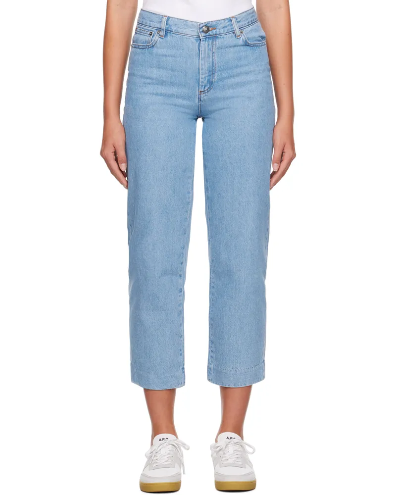 A.P.C. Blue New Sailor Jeans Iab