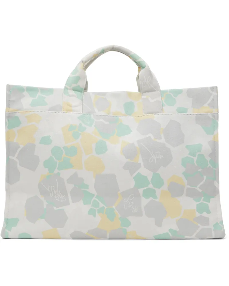 Objects IV Life Off-White Logo Beach Tote Yellow