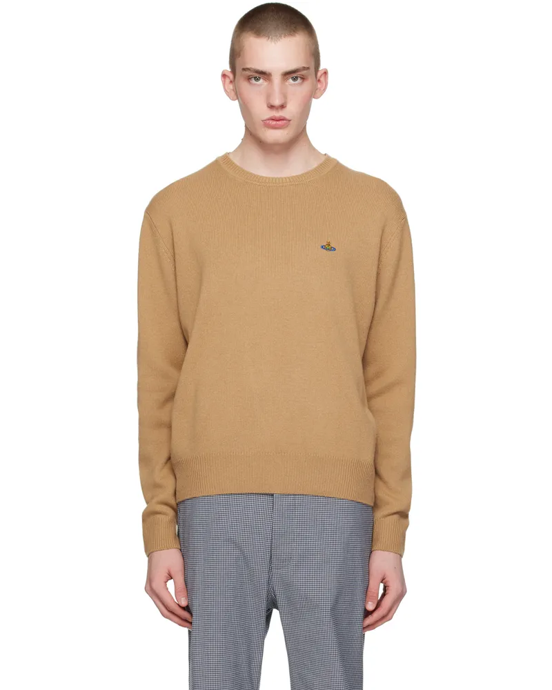 Vivienne Westwood Tan Alex Sweater Ss24-c407