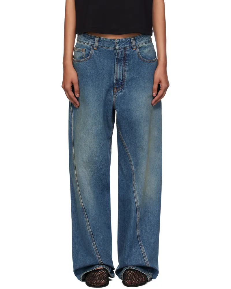 Alaïa Blue Twisted Jeans 505