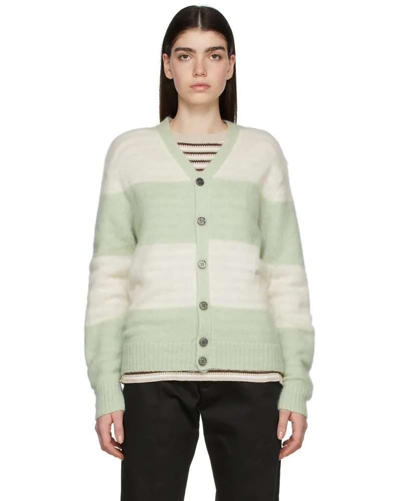 Noon Goons Green Nylon Cardigan Sea