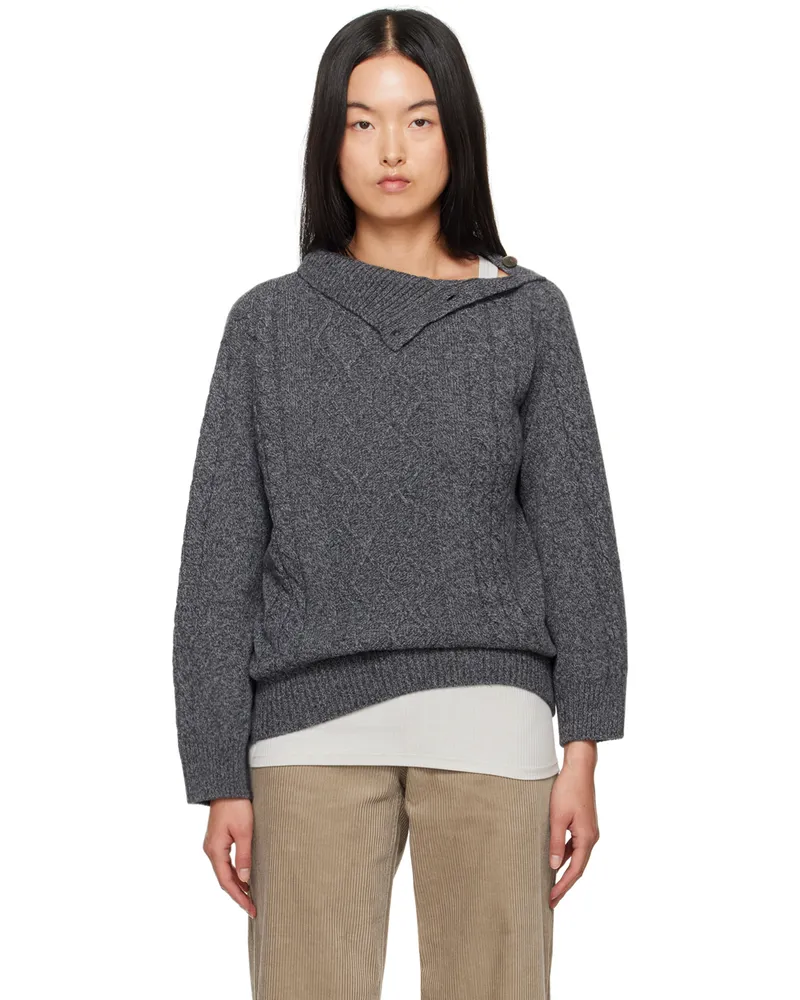 A.P.C. Gray Karen Turtleneck Plc