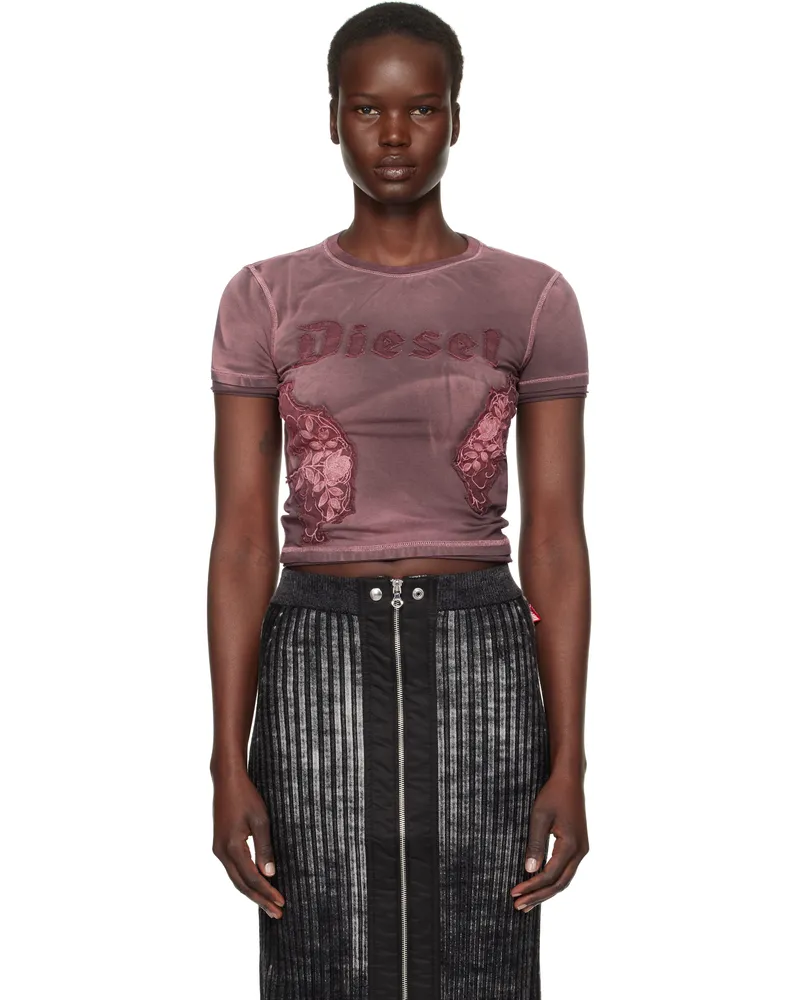 Diesel Purple T-Uncut T-shirt 377a