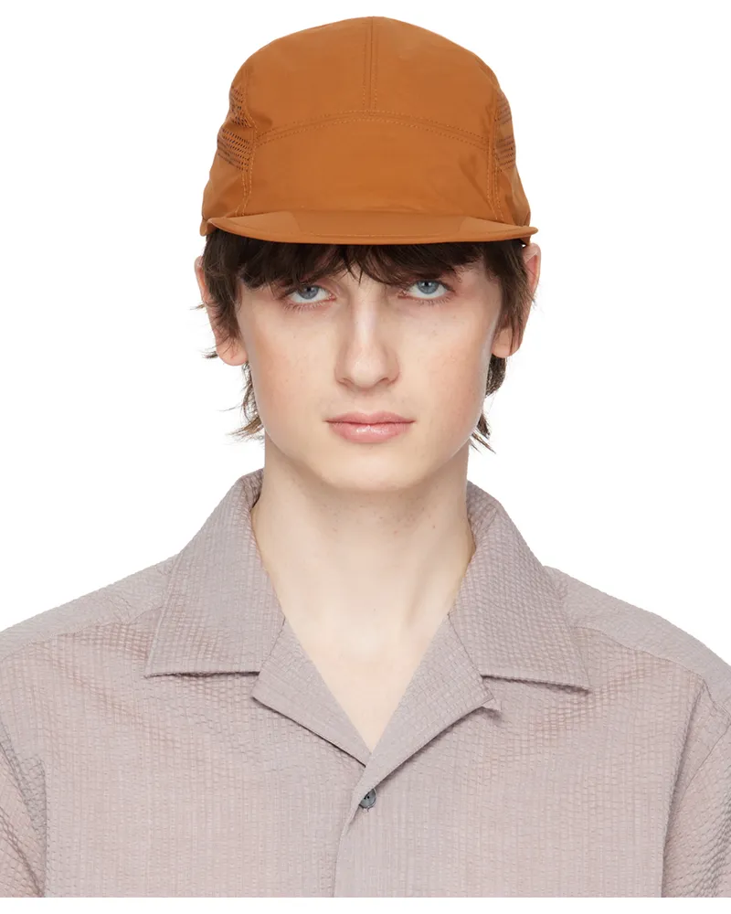 Ermenegildo Zegna Brown Perforated Cap Vjc