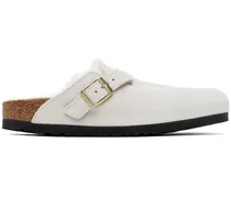 White Boston Shearling Loafers