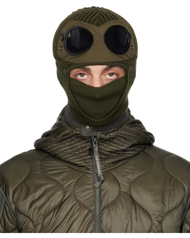 C.P. Company Khaki Goggle Balaclava Ivy