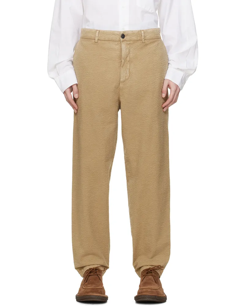 BARENA Beige Canasta Fronda Trousers 360