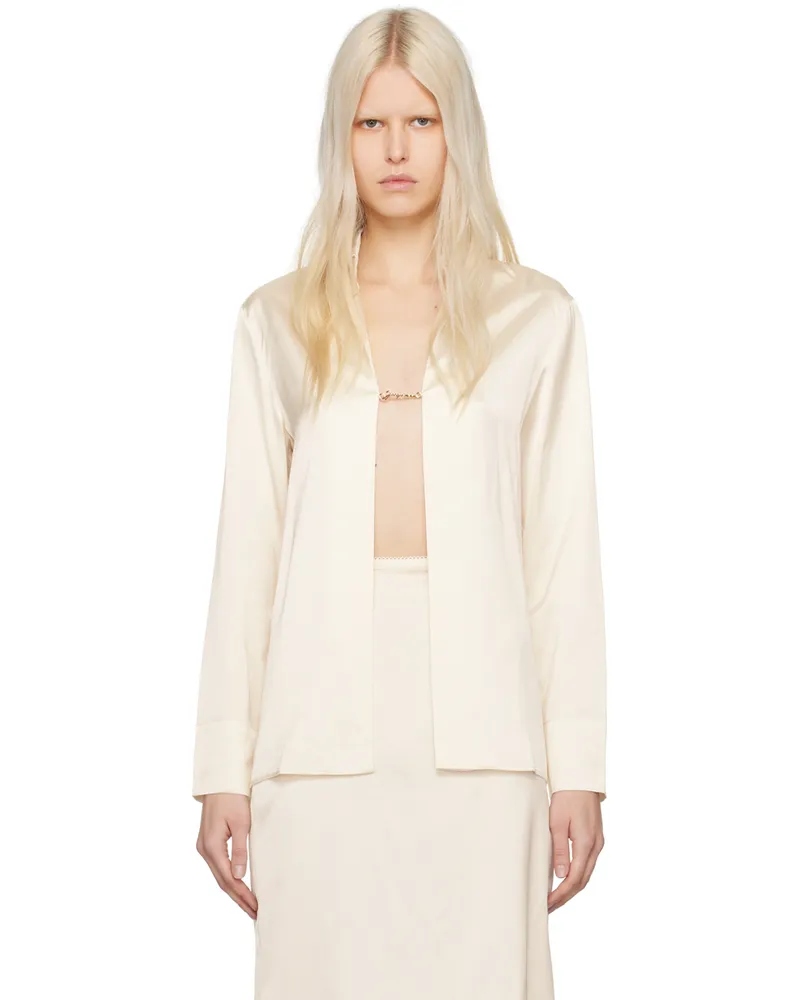 Jacquemus Off-White Le Papier 'La Chemise Notte' Shirt 110