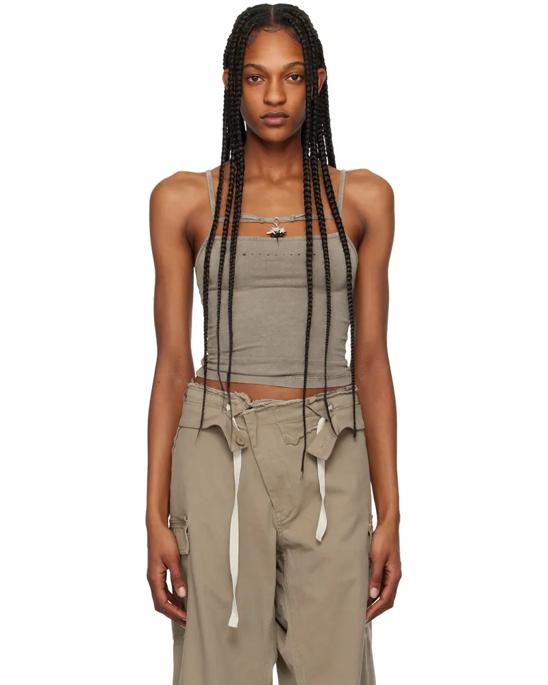 OTTOLINGER Taupe Charmed Tank Top Light