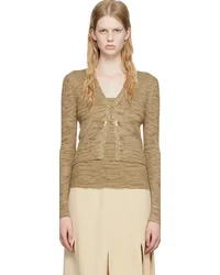 Maiden Name Tan Mia Cardigan Space