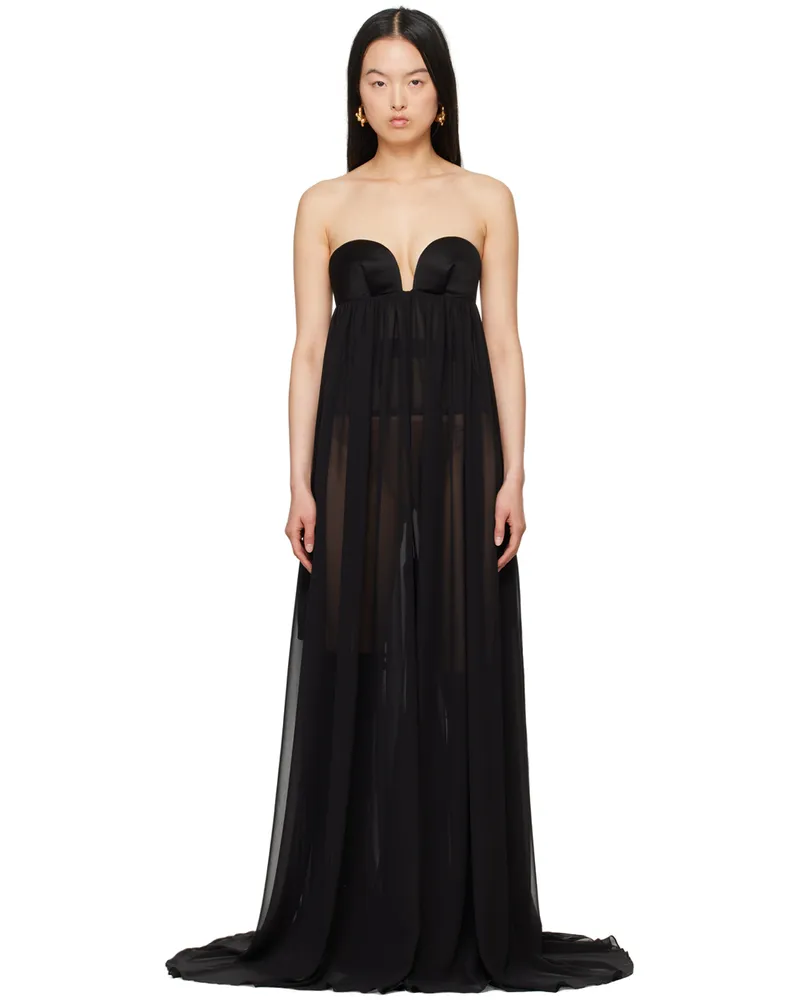 Mônot Black Sweetheart Jumpsuit 0001