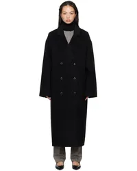 Loulou Studio Black Borneo Coat Black