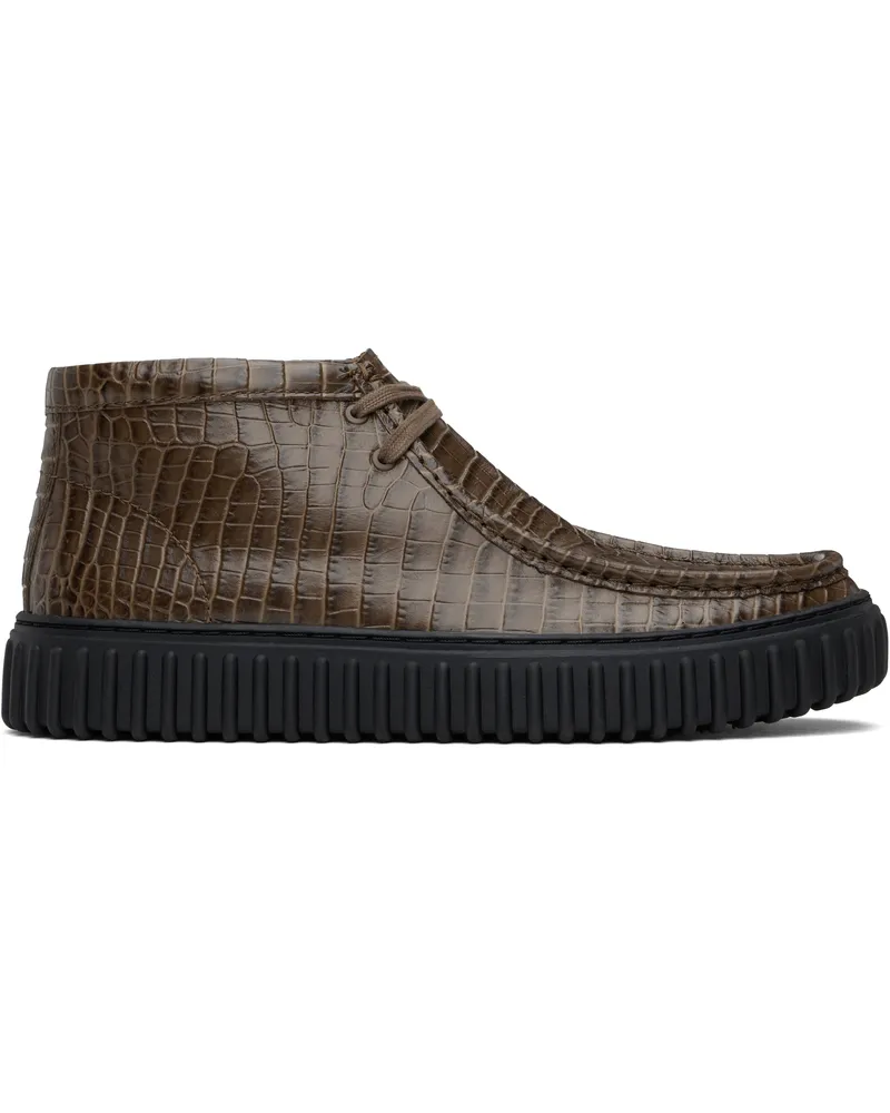 Martine Rose Brown Clarks Edition Torhill Desert Boots Brown