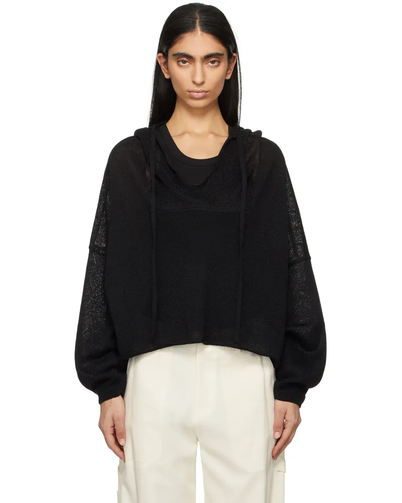Yohji Yamamoto Black Skipper Hoodie 2