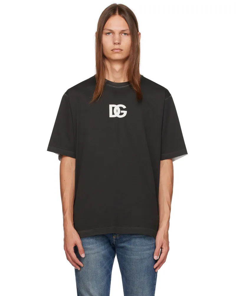 Dolce & Gabbana Black 'D&G' T-Shirt N0000