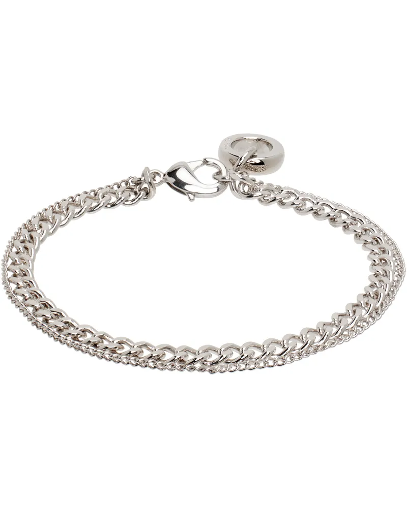 A.P.C. Silver Minimal Bracelet Rab