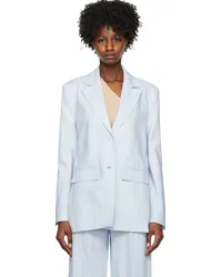 ROTATE Birger Christensen Blue Slit Blazer 13-ballad