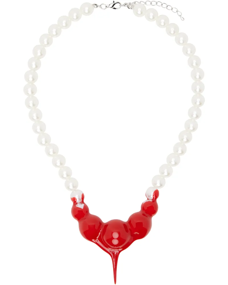 OTTOLINGER Dipped Pearl Necklace Slvred