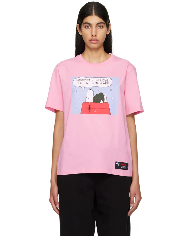 Moncler Pink Peanuts T-Shirt 502
