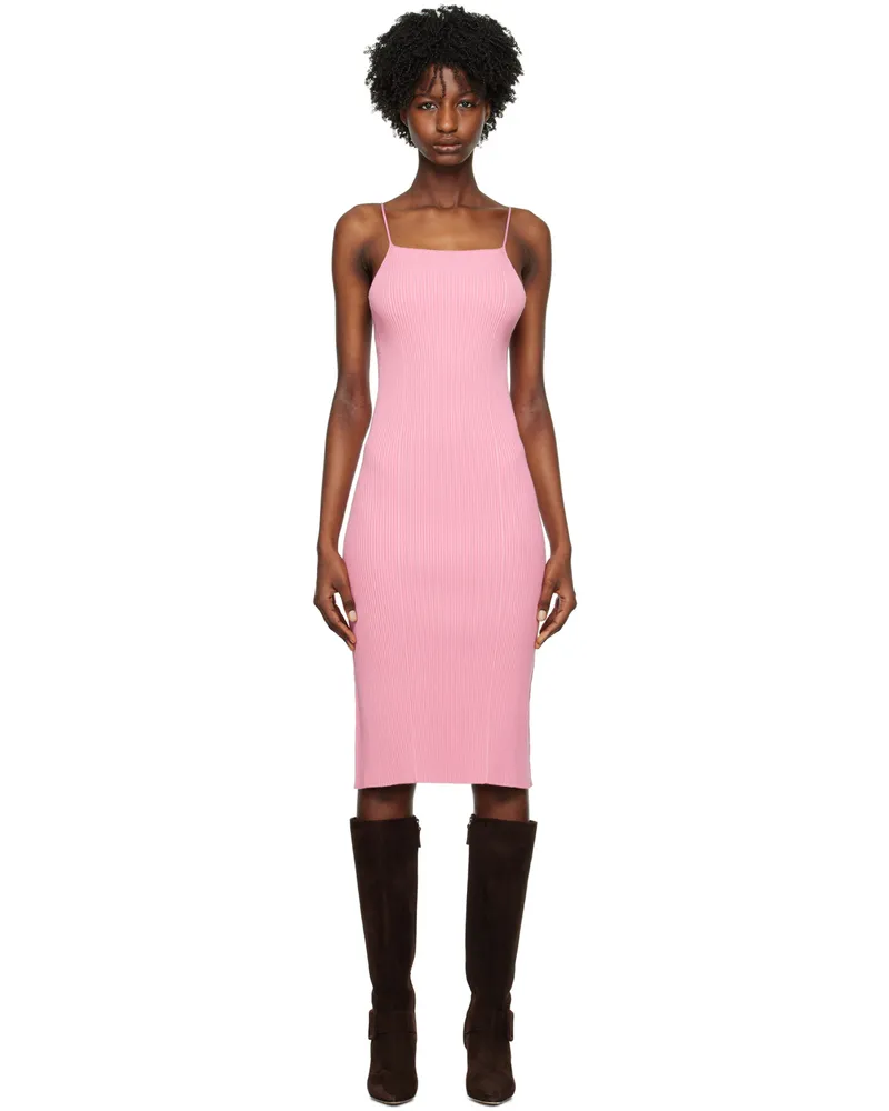 AERON Pink Zero104 Midi Dress Petal