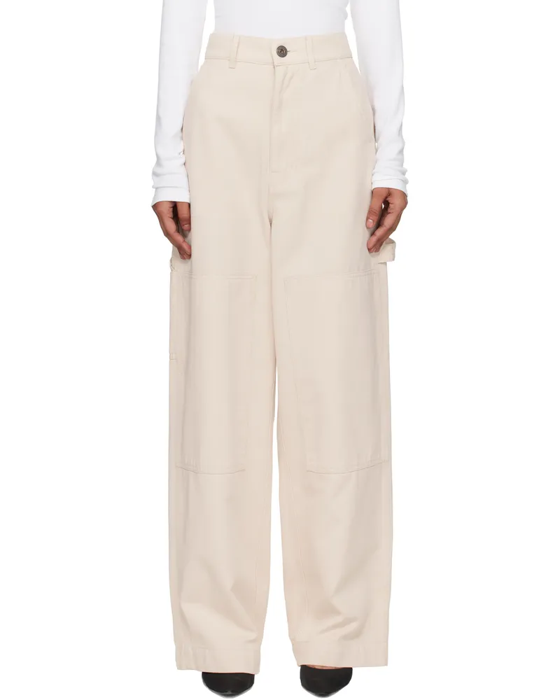Max Mara Off-White Caronte Jeans 001