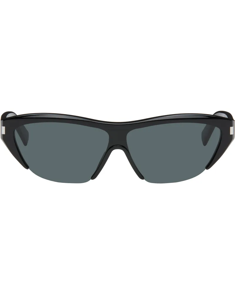 Saint Laurent Black SL 704 Sunglasses Black-black-black